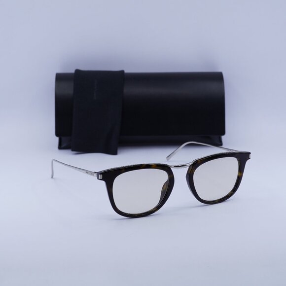 Final Price! Saint Laurent SL753 004 Havana/Silver/Yellow Sunglasses - Picture 1 of 12